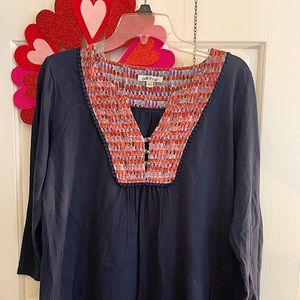 Orvis 3/4 Sleeve Empire Top